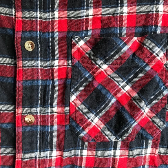 Woolrich Flannel 100% Cotton Shirt Front Pocket XL - Picture 2 of 8